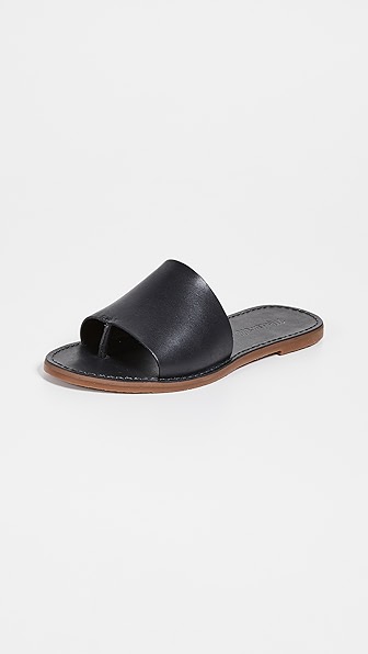 madewell black sandals