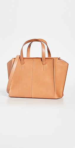 mansur gavriel shearling bucket bag