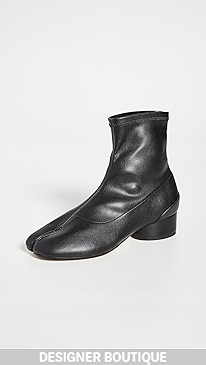 Maison Margiela - Tabi Faux Leather Sock Booties