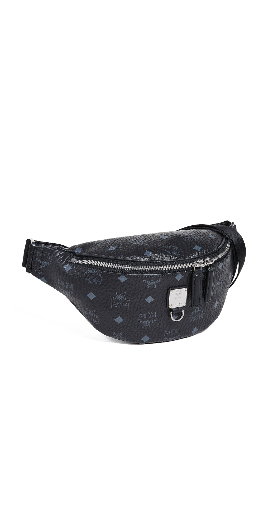 mcm waist bag black