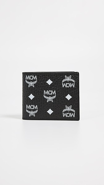 white mcm wallet