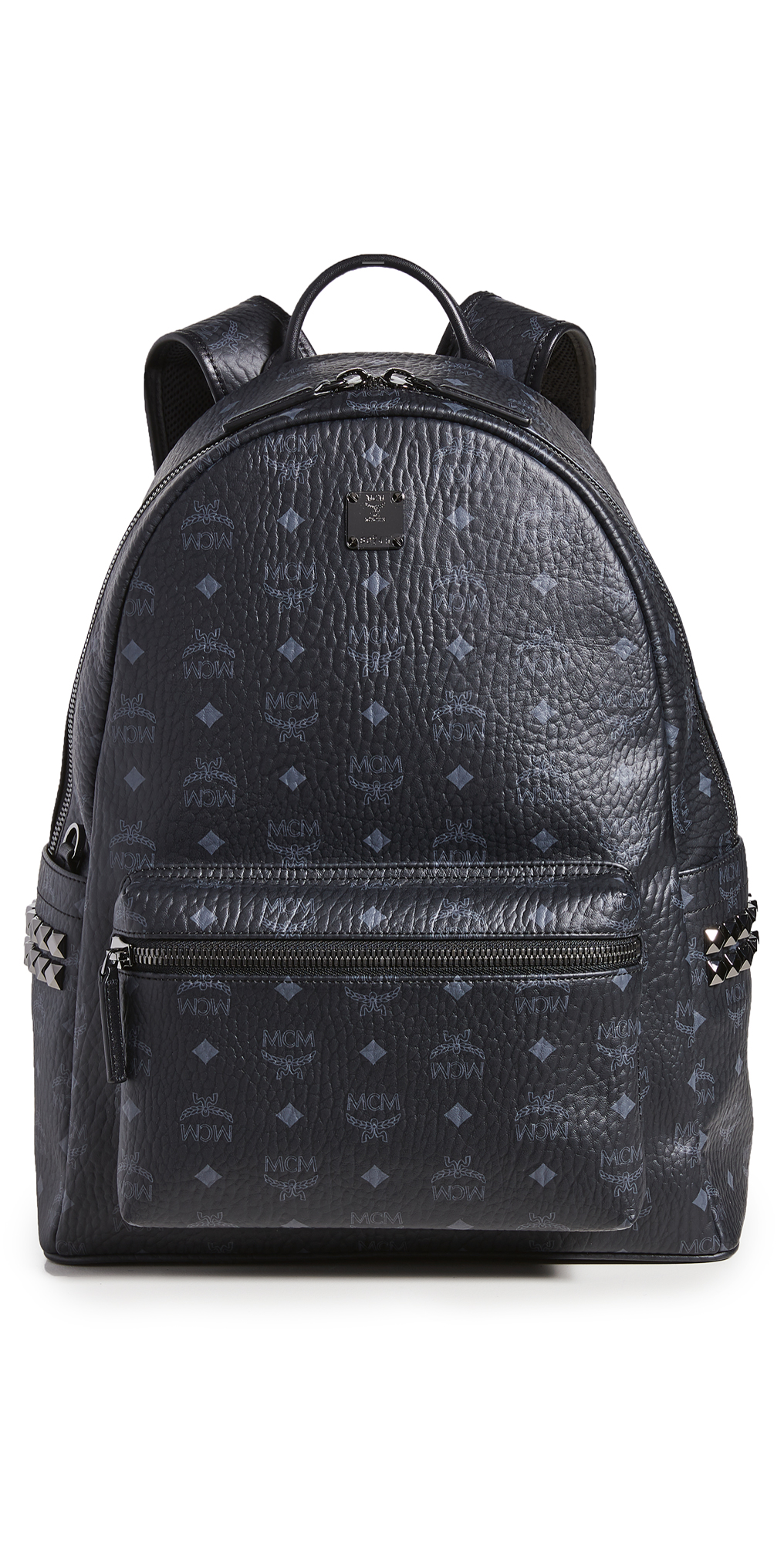 all black mcm bag