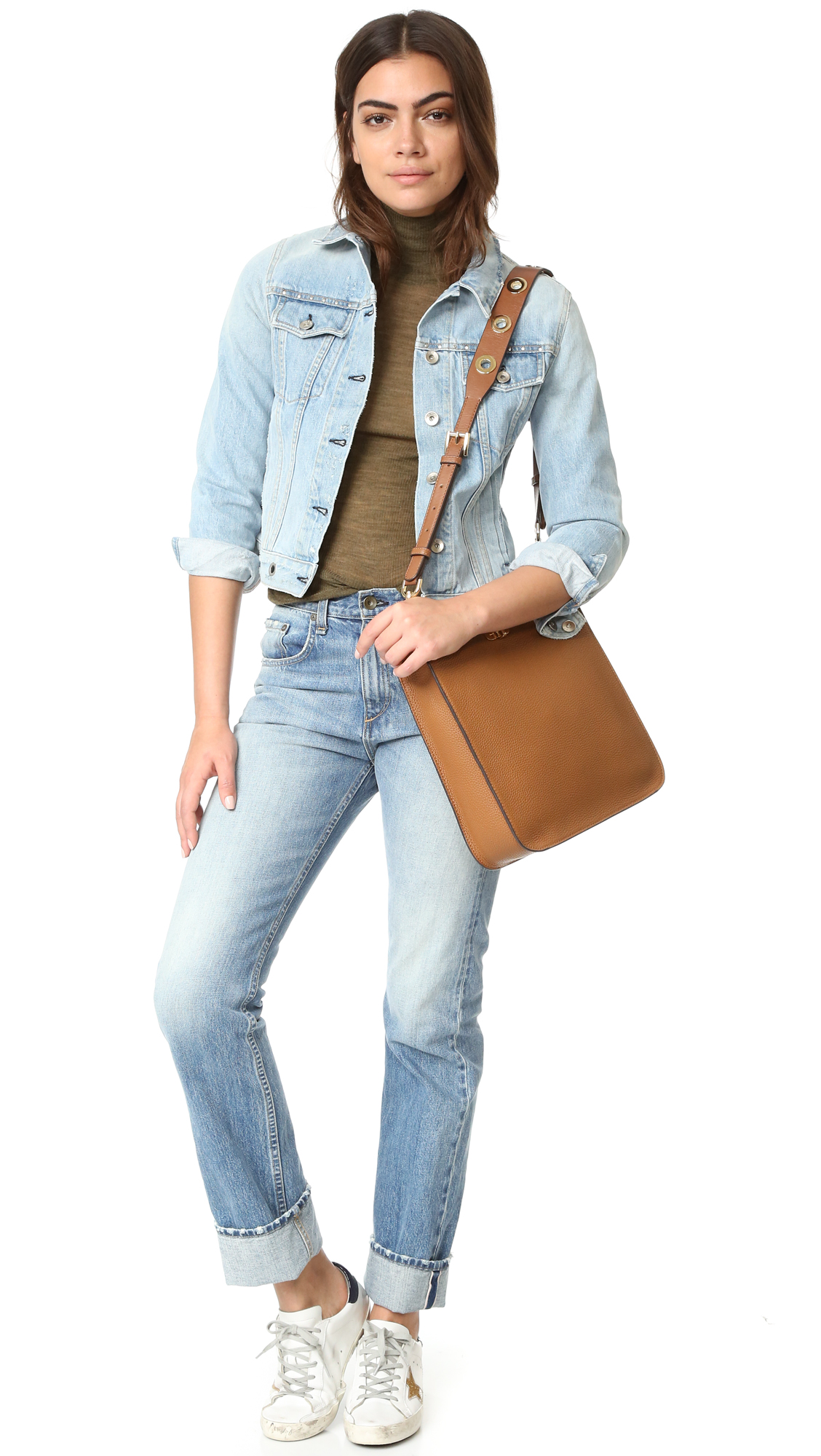 michael kors large messenger crossbody