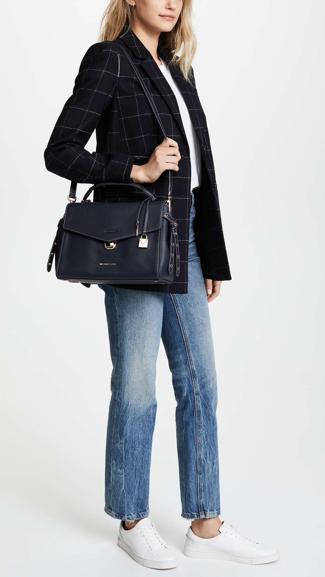 Michael kors bristol medium leather satchel clearance