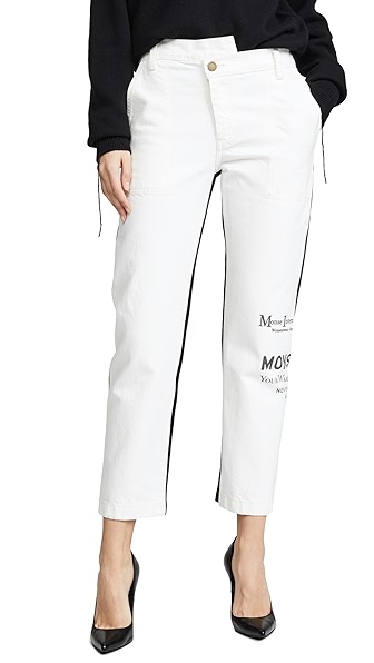MONSE Half and Half Jeans