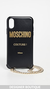 Moschino - Fantasy Print iPhone X/XS Case with Chain