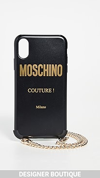 Moschino - Fantasy Print iPhone XR Case with Chain