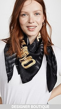 Moschino - Moto Jacket Graphic Scarf