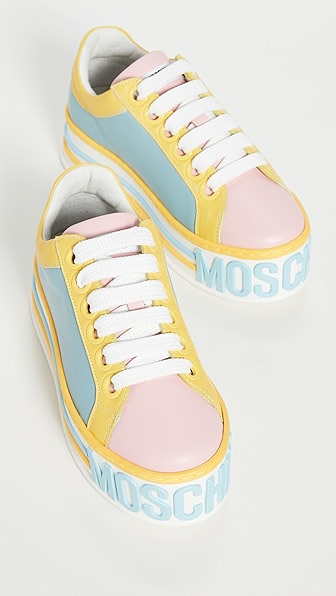 blue and yellow sneakers women's