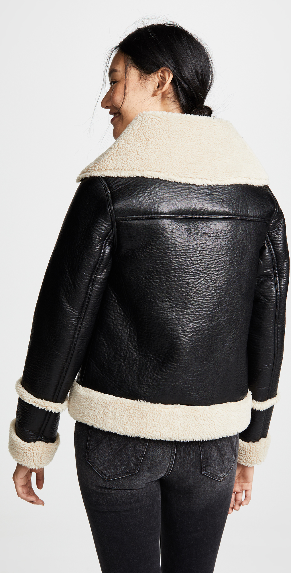 Mother The Boxy Zip Moto Shopbop Images, Photos, Reviews