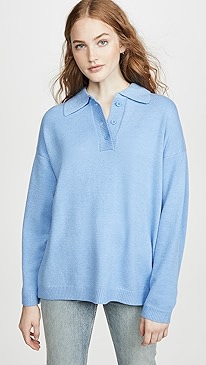 Moon River - Oversized Collar Pullover