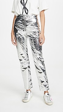 MSGM - Metallic Trousers