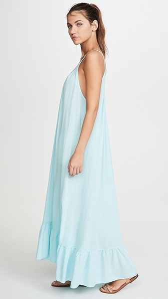 9SEED PALOMA RUFFLE MAXI DRESS