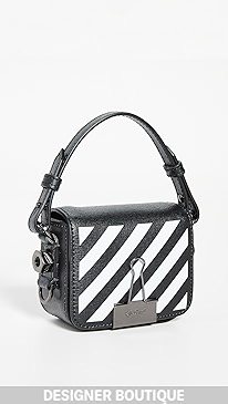 Off-White - Diagonal Baby Flap Bag