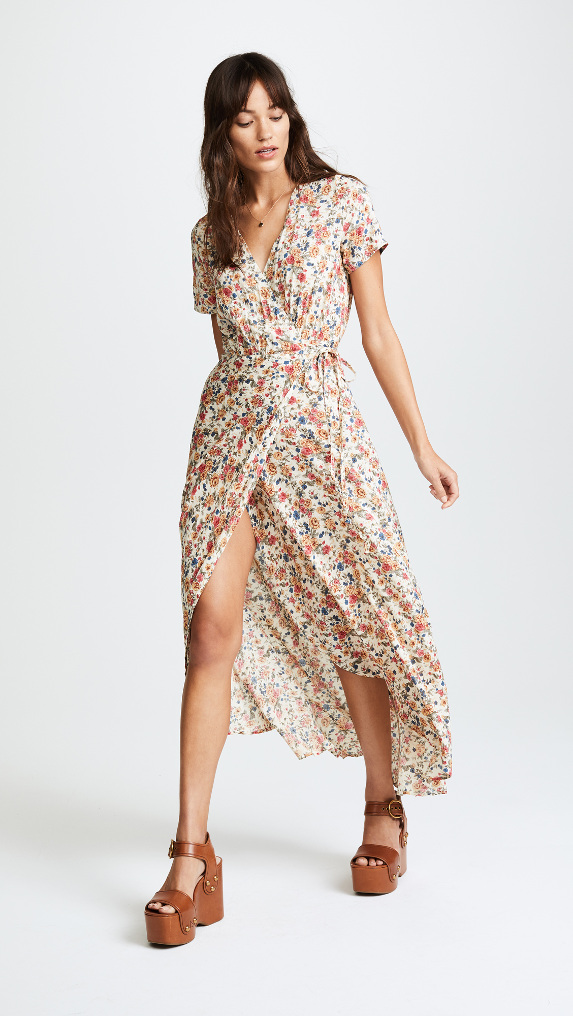 auguste wrap dress