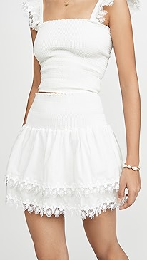 Peixoto - Ruffle Miniskirt