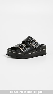 3.1 Phillip Lim - Freida Platform Buckle Slides
