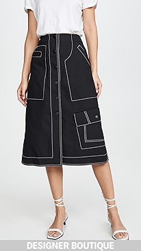 3.1 Phillip Lim - High Waisted Midi Skirt