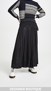 3.1 Phillip Lim - Flou Skirt with Peplum