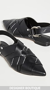 3.1 Phillip Lim - Deanna Woven Pointy Flats