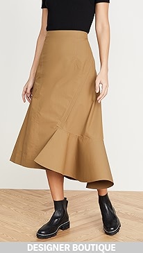 3.1 Phillip Lim - Bonded Ruffle Hem Skirt