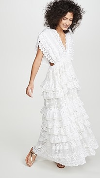 Place Nationale - Le Savel Backless Maxi Caftan Dress