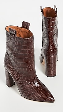 Paris Texas - Moc Croco Ankle Boots 100mm