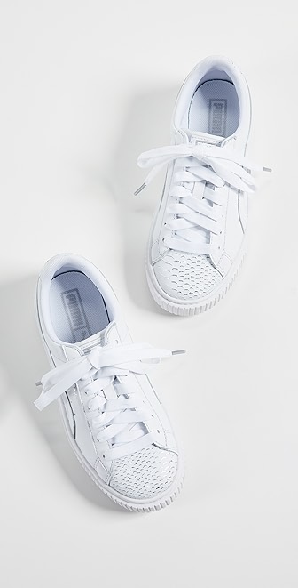 puma basket platform ocean sneakers