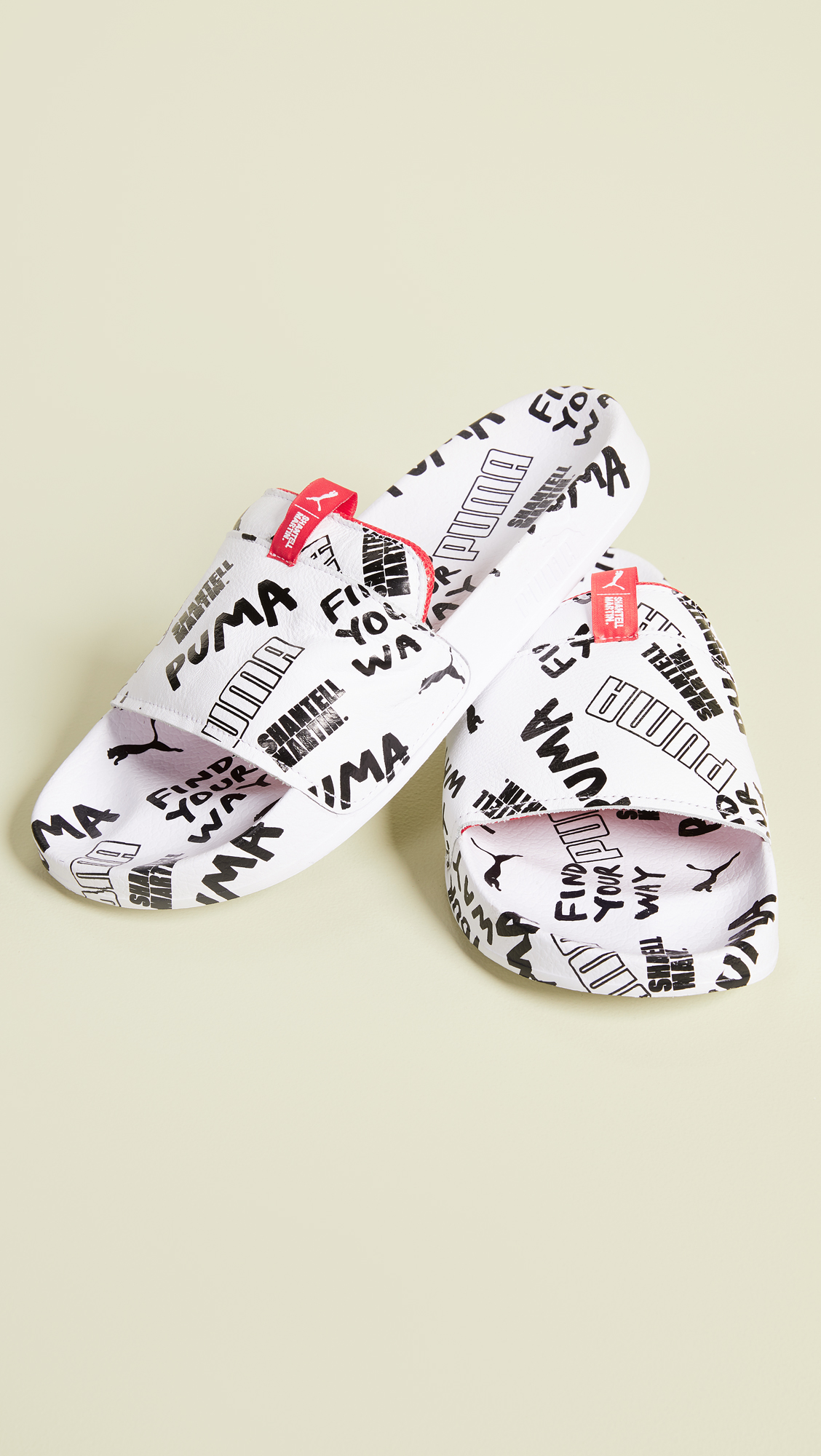 puma x shantell martin slides
