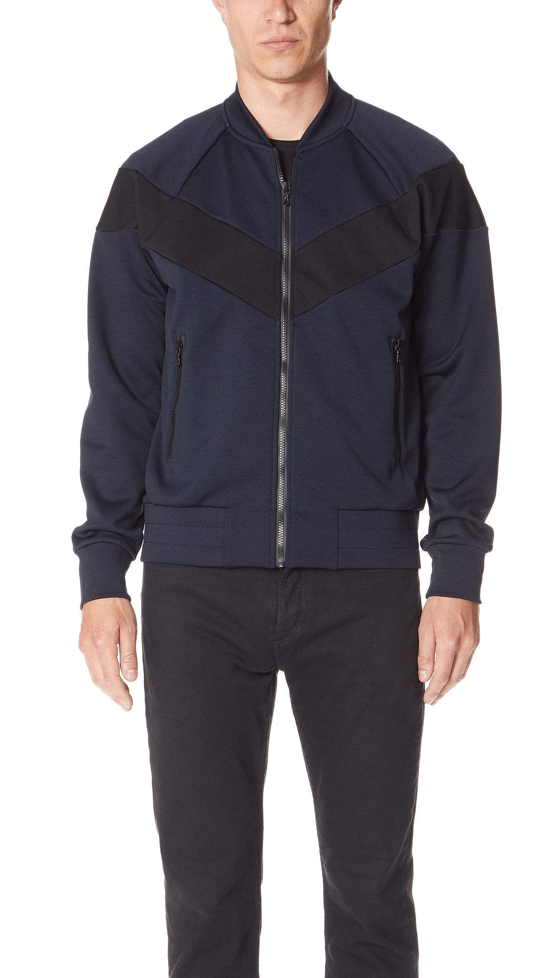 RAG & BONE COLORBLOCK BOMBER JACKET