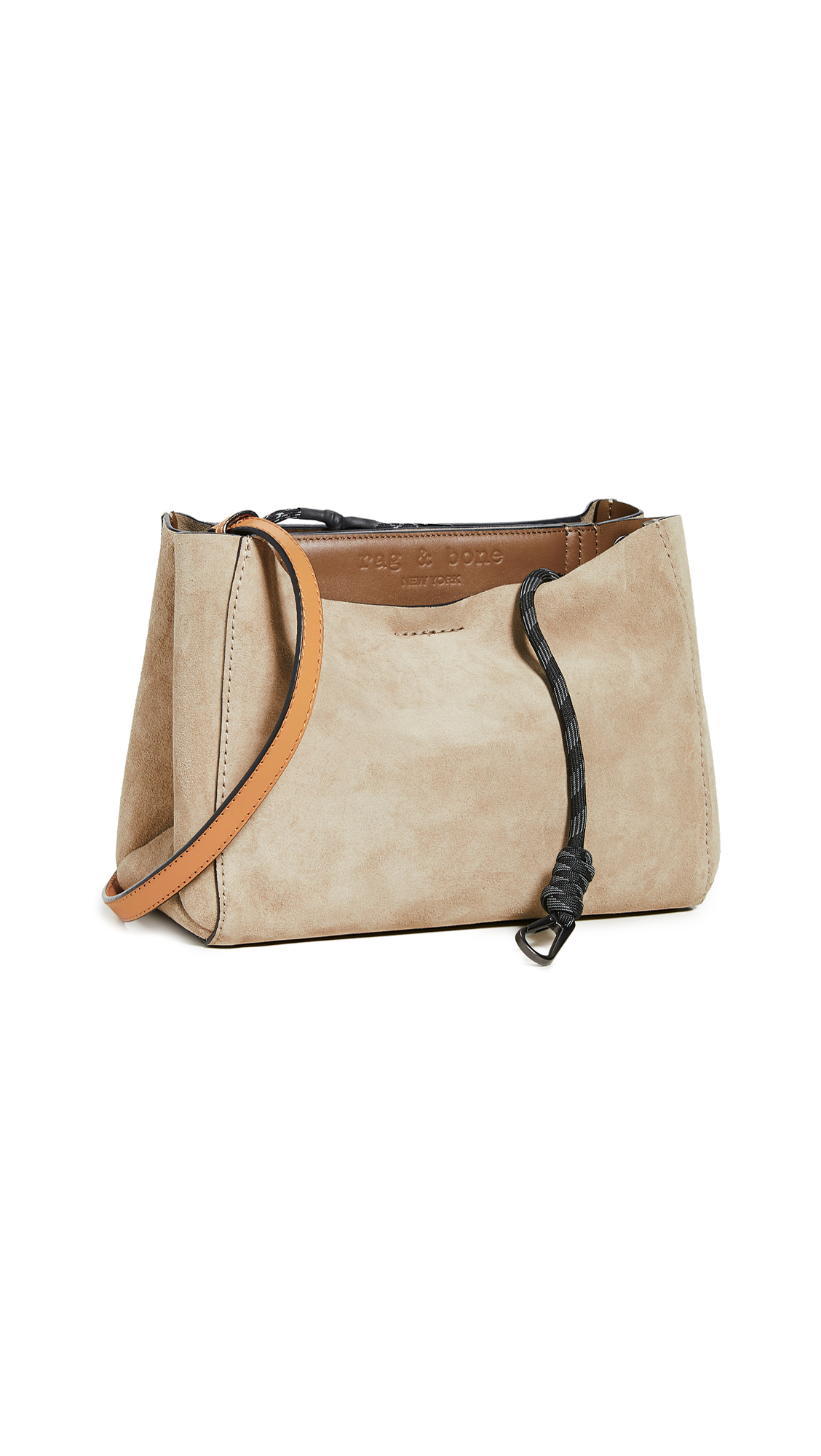 Rag & Bone Passenger Crossbody Bag In Warm Grey ModeSens