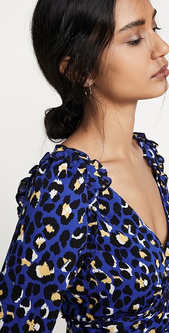 Rahi Blue Leopard Scarlett Dress | SHOPBOP