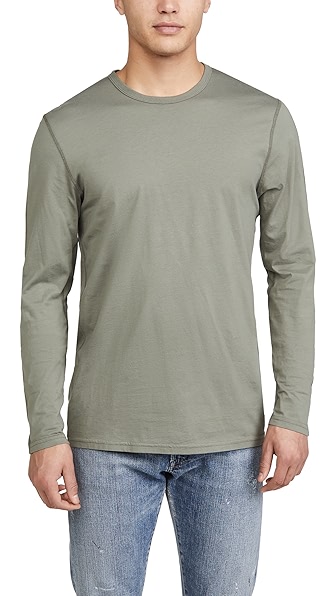 REIGNING CHAMP Pima Jersey Long Sleeve T-Shirt