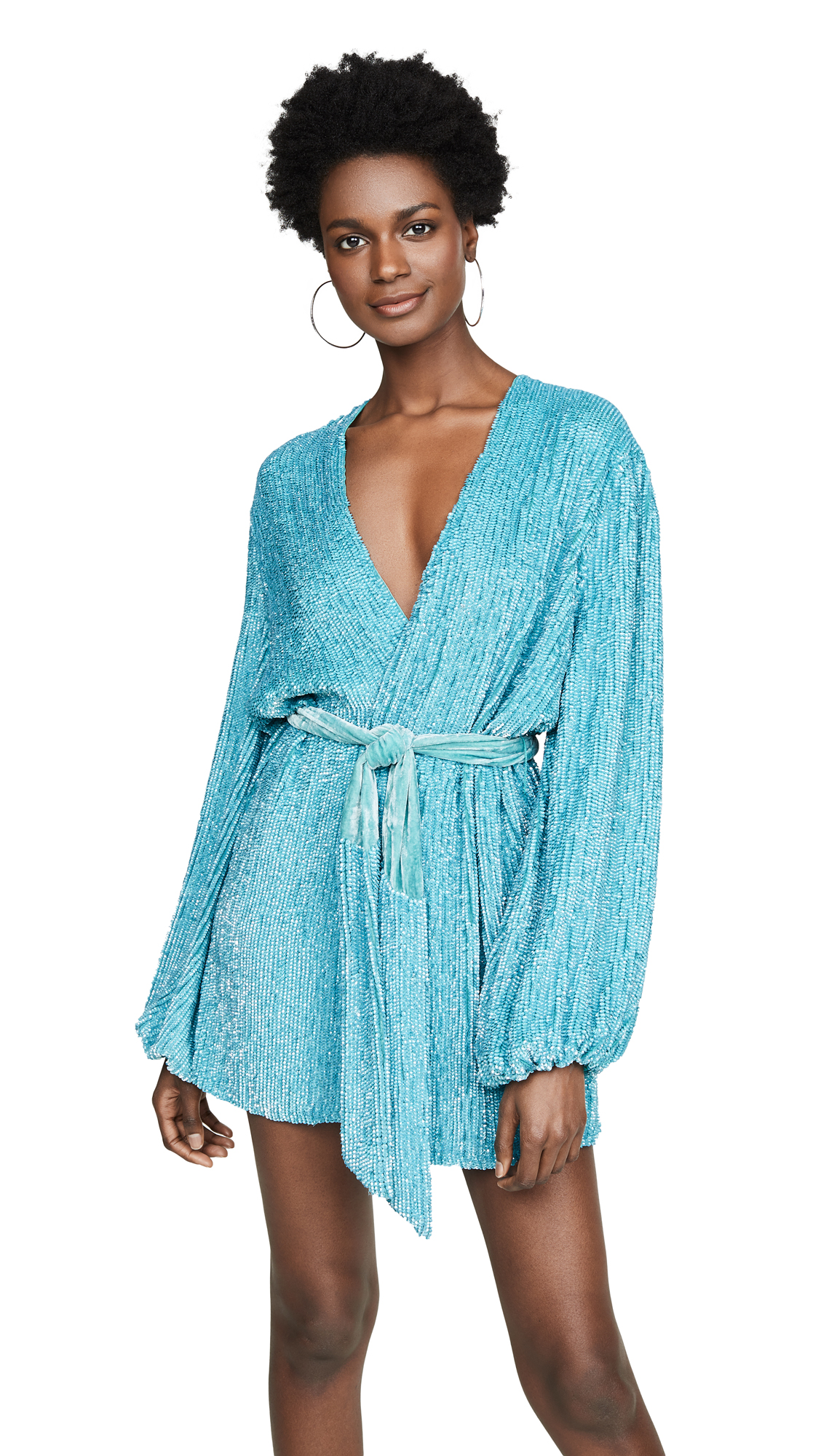 Retrofete blue sequin dress clearance
