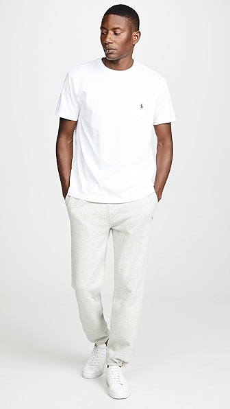 POLO RALPH LAUREN CLASSIC FIT POCKET TEE WHITE