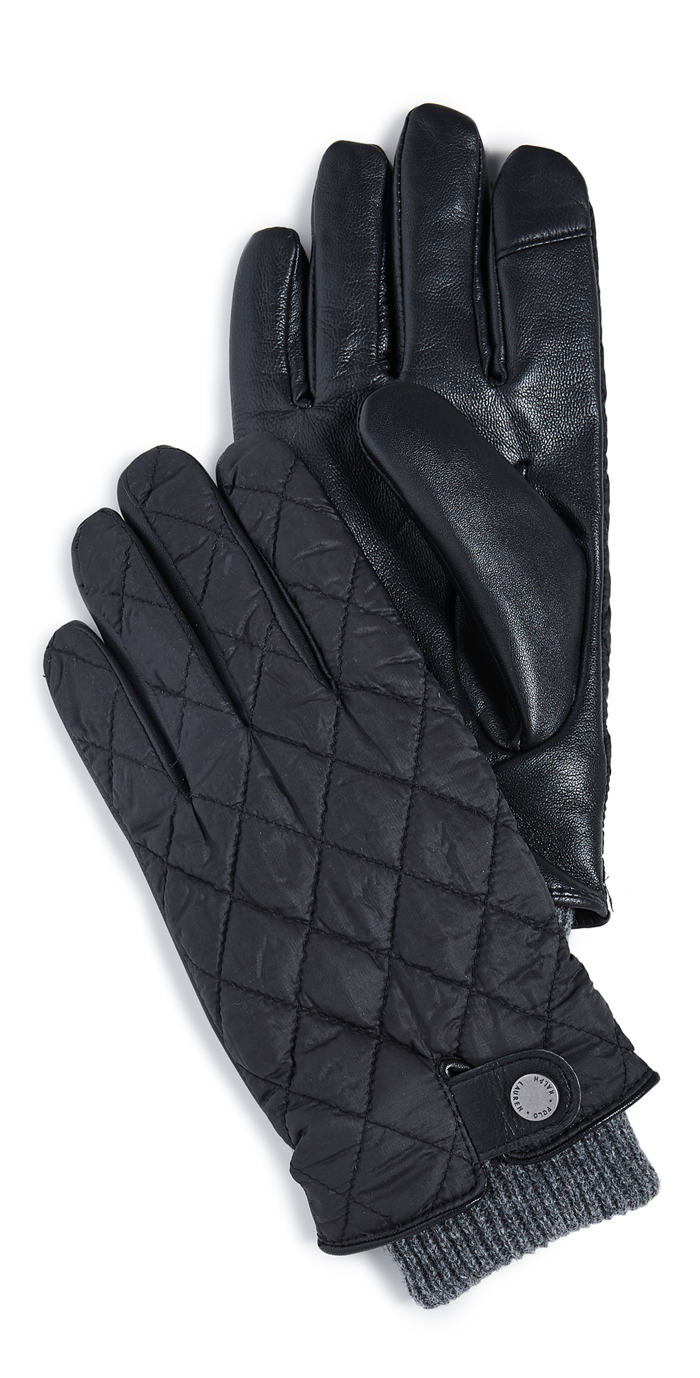 polo ralph lauren quilted gloves