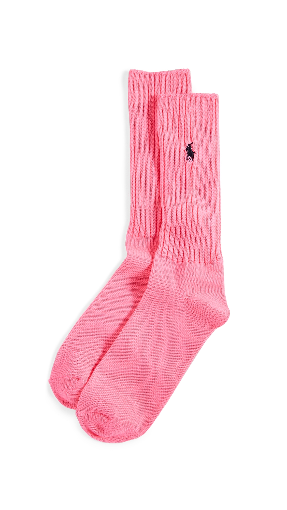 Polo Ralph Lauren Neon Slouchy Socks In Bright Pink ModeSens