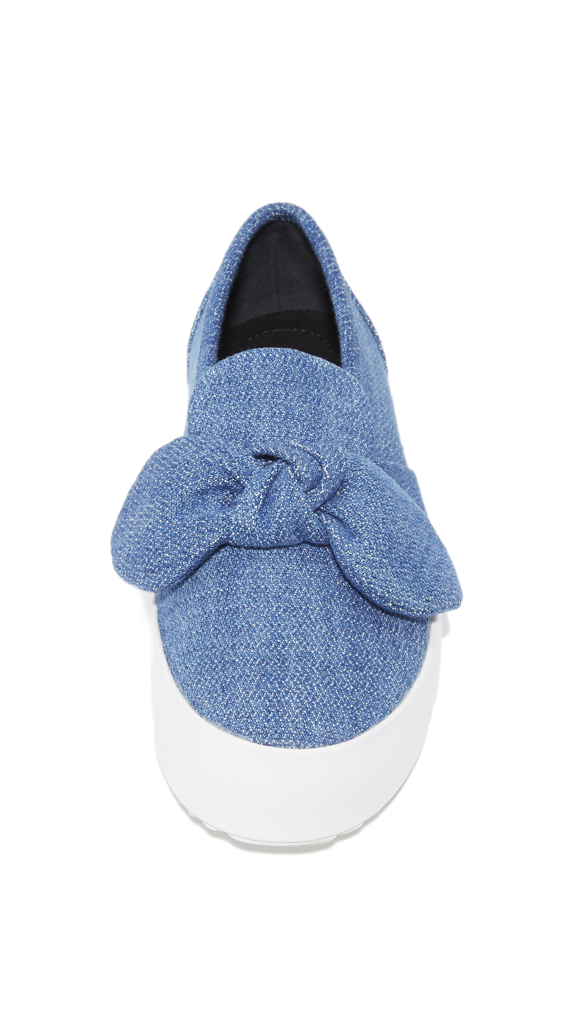 denim slip on sneakers