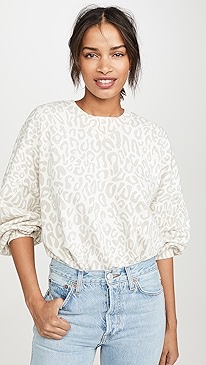 Rebecca Minkoff - Leopard Rosie Sweatshirt