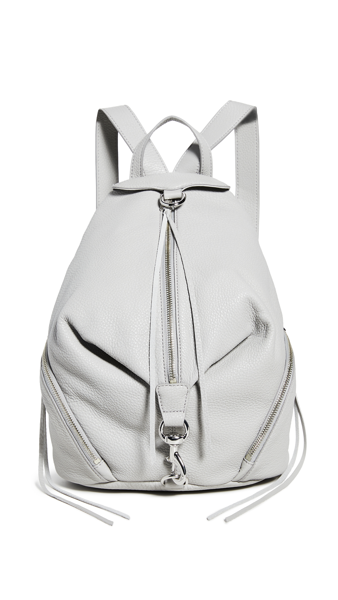 Rebecca Minkoff Julian Leather Backpack In Perla