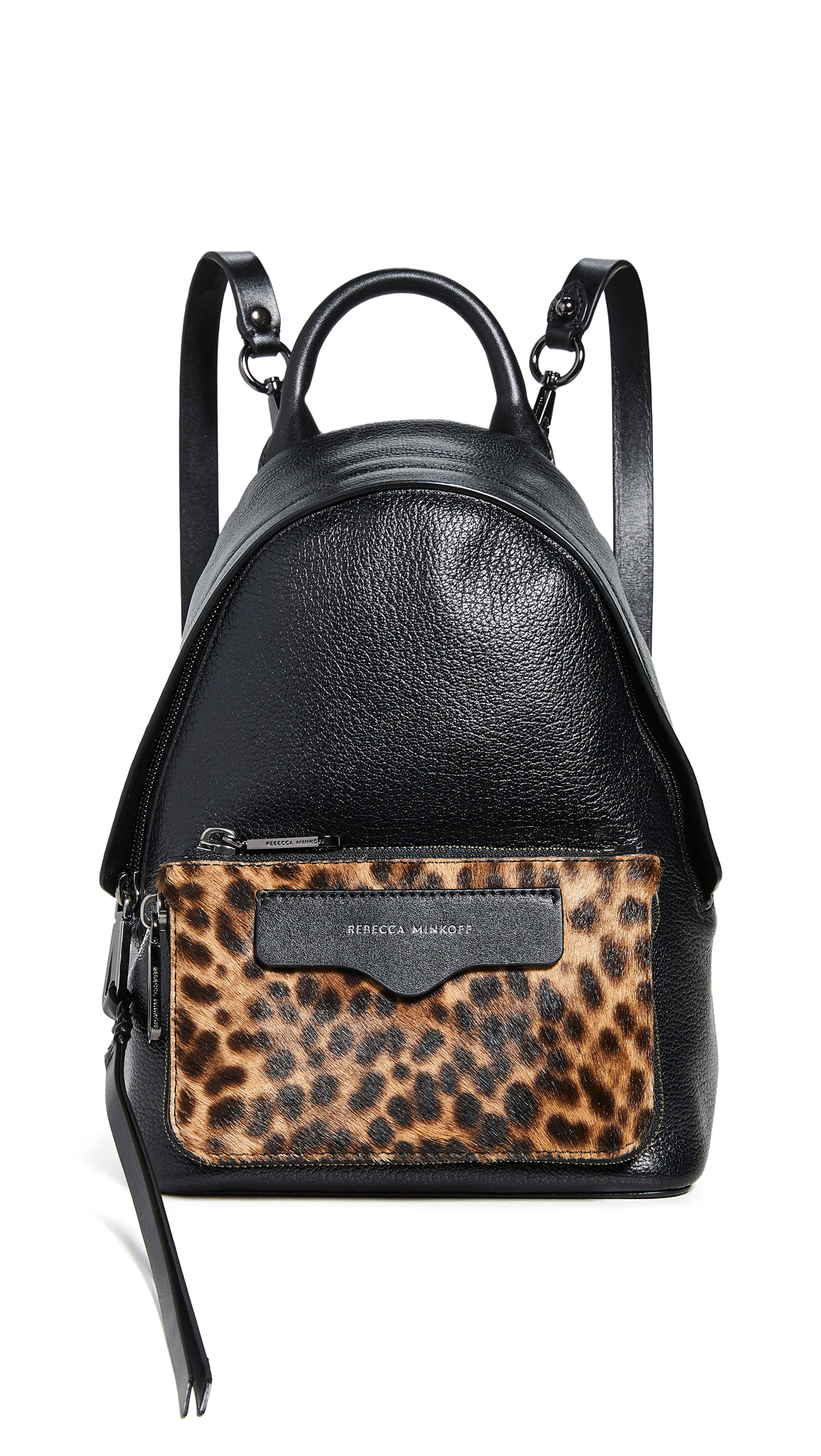 Rebecca Minkoff Emma Mini Convertible Backpack In Leopard ...
