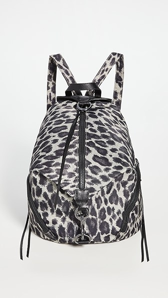 rebecca minkoff leopard backpack
