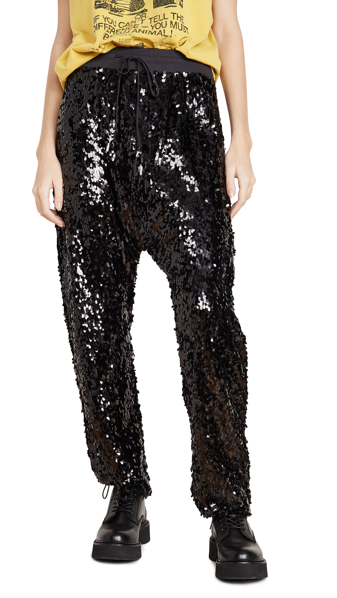 sequin sweatpants
