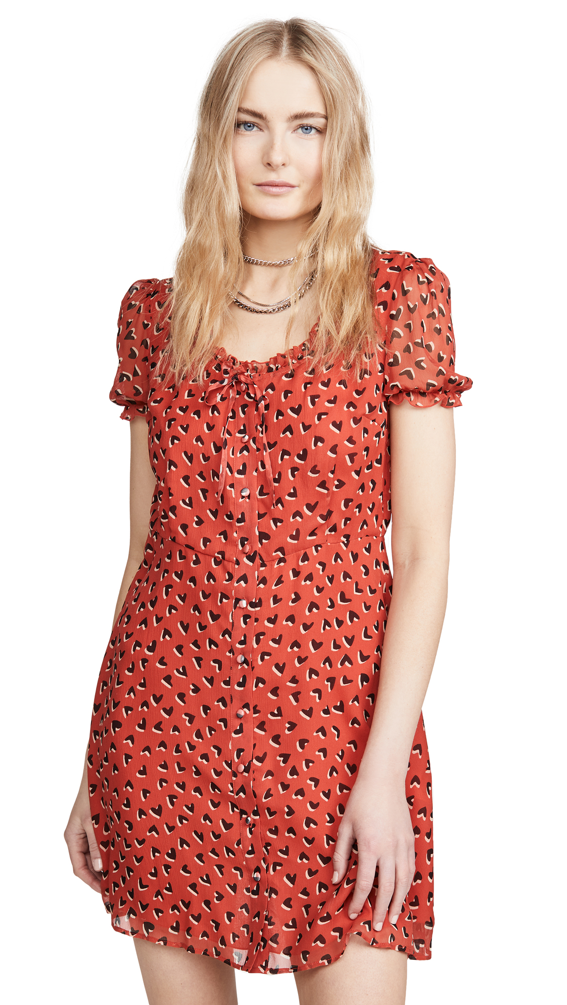 R13 Front Button Up Babydoll Dress - 50% Off Sale | Coshio Online Shop