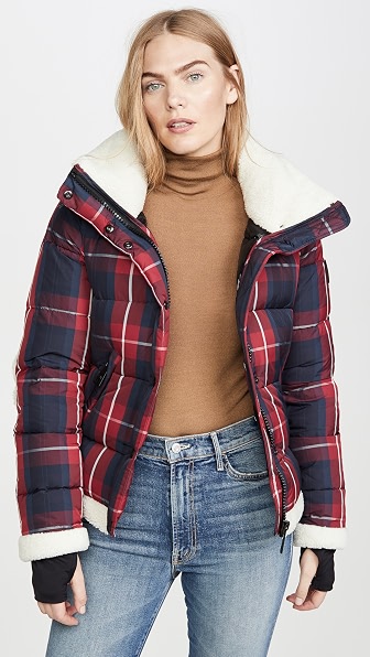 Sam. Mackenzie Shearling Trim Short 