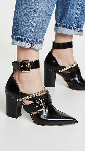 SELF-PORTRAIT HOLLY CUT-OUT ANKLE BOOTS