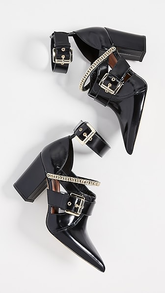 SELF-PORTRAIT HOLLY CUT-OUT ANKLE BOOTS