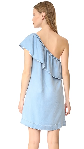 7 FOR ALL MANKIND ONE SHOULDER DRESS