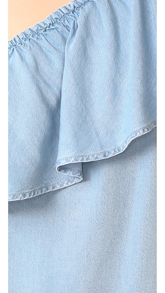 7 FOR ALL MANKIND ONE SHOULDER DRESS