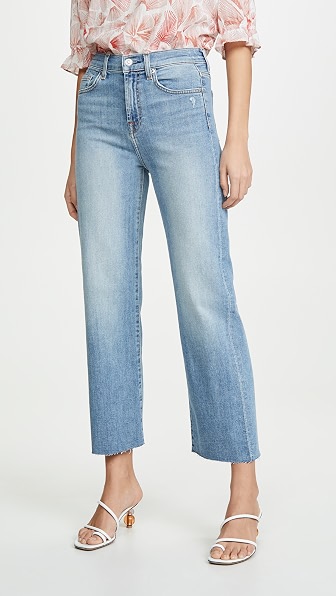 7 For All Mankind Cropped Alexa Jeans 